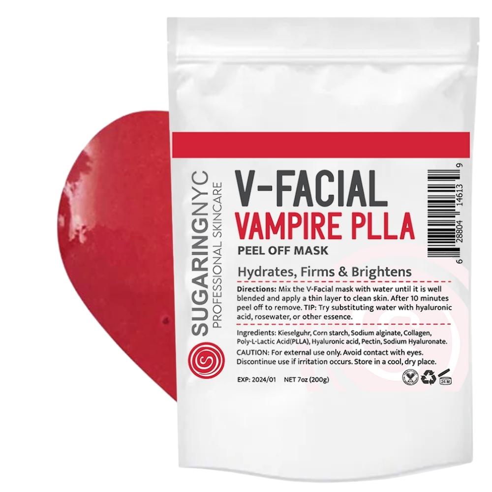 Vampire Vajacial Mask with Poly-L-Lactic and Collagen Elements V-Facial by Sugaring NYC 7oz 200g