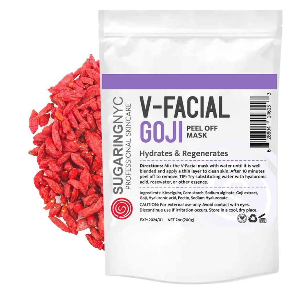 Vajacial Mask Goji Berry with Goji Berry Elements V-Facial by Sugaring NYC 7oz 200g