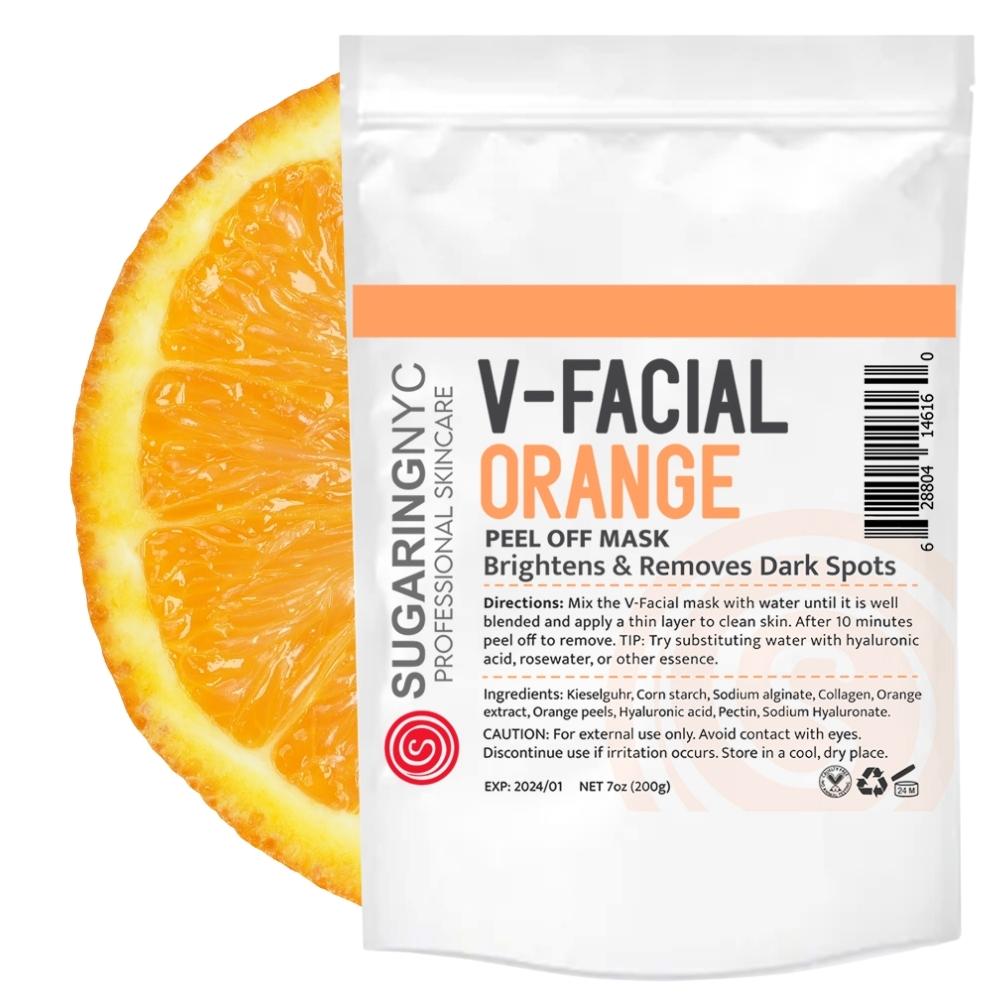 Vajacial Mask Orange with Orange Elements V-Facial by Sugaring NYC 7oz 200g