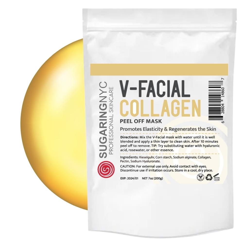 Vajacial Mask Collagen with Collagen Micro Elements V-Facial by Sugaring NYC 7oz 200g
