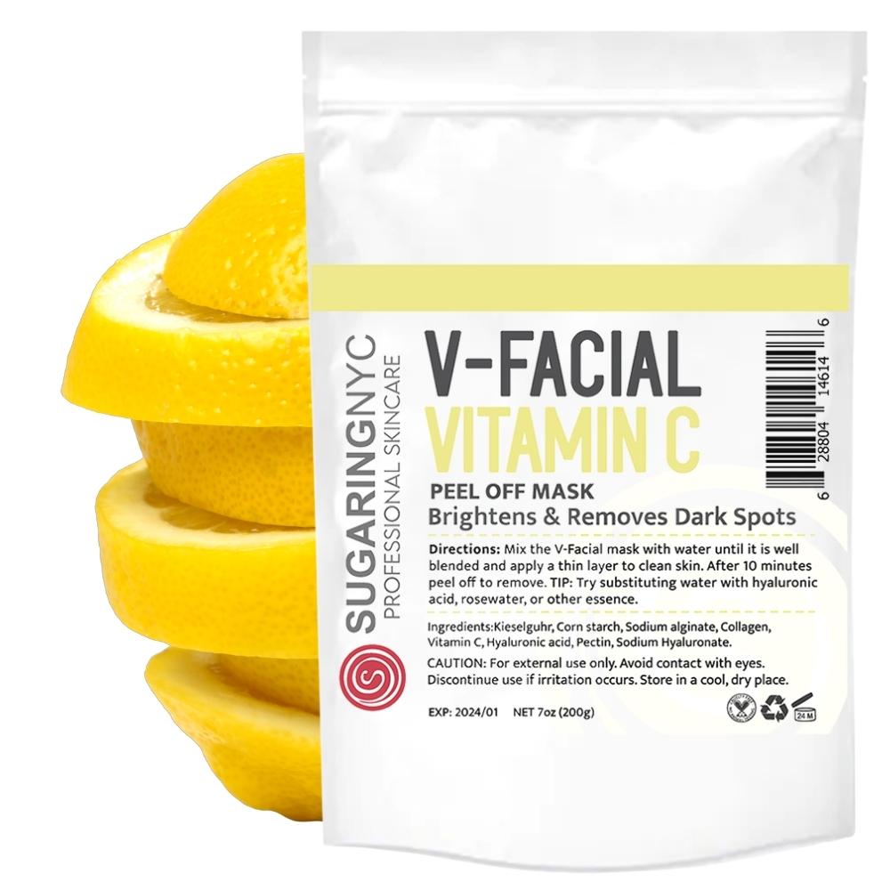 Vajacial Mask Vitamin C with Citric Elements V-Facial by Sugaring NYC 7oz 200g