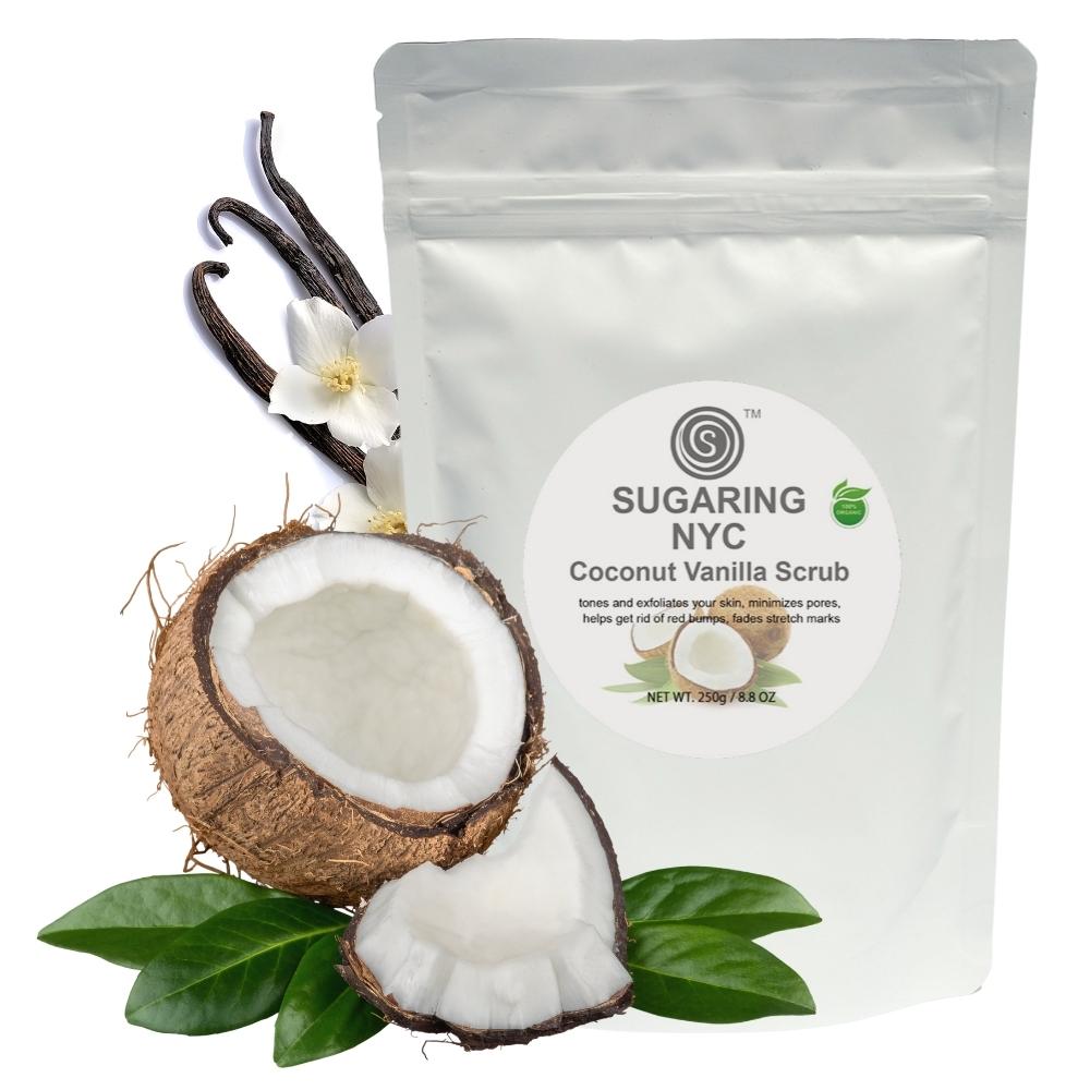 Sugaring NYC Coconut Scrub. Full Body